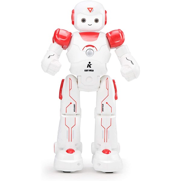 სათამაშო ჭკვიანი რობოტი JJRC R12 Cady Wiso Intelligent Remote RC Control Robot Toy red
